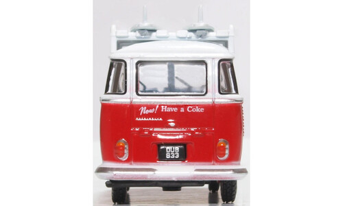 Oxford VW T1 Bus & Surfboards-Coca Cola 76VWS008CC Rear