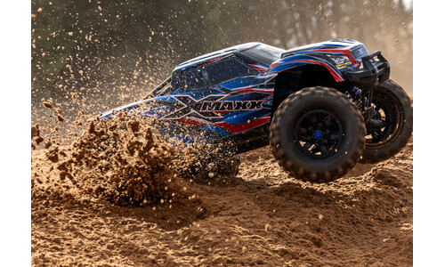 Traxxas X-Maxx 8S 77096-4 BLUE Action