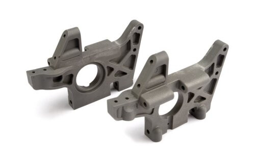 Traxxas Bulkheads (L&R) (front) (grey)