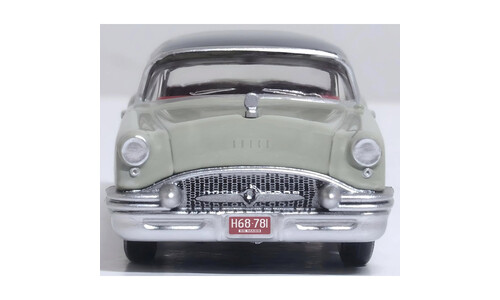 Oxford Buick Century 1955 Carlsbad Black/Windsor Grey/Dover White 87BC55007 Front