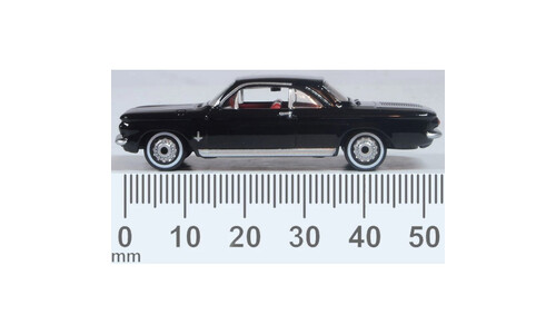 Oxford Chevrolet Corvair Coupe 1963 Tuxedo Black 87CH63004 Side