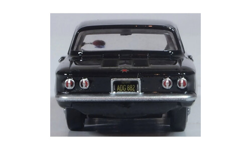 Oxford Chevrolet Corvair Coupe 1963 Tuxedo Black 87CH63004 Rear