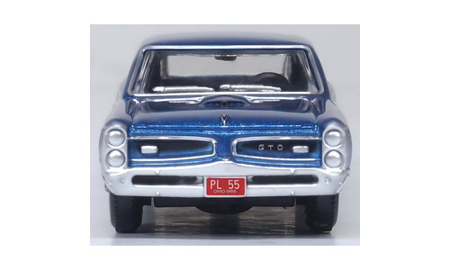 Oxford Pontiac GTO 1966 Fontaine Blue 87PG66001 Front