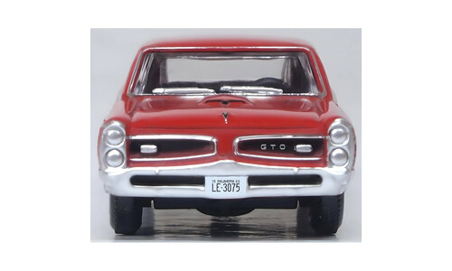 Oxford Pontiac GTO 1966 Montero Red 87PG66002 Front