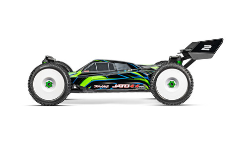 Traxxas Jato 4X4 VXL 1/8 Brushless Buggy - Green 90386-4 Side