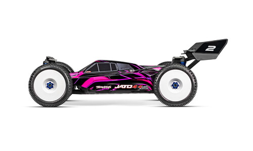 Traxxas Jato 4X4 VXL 4S Brushless Buggy - Pink 90386-4PIN Side