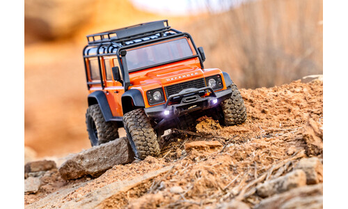 Traxxas TRX-4M Land Rover Defender Rock Crawler 97054-1 Action (Orange)