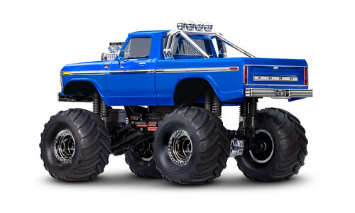 Traxxas TRX-4M 1/18 Ford F150 4x4 Monster Truck Blue Editon 98044-1 Left Side