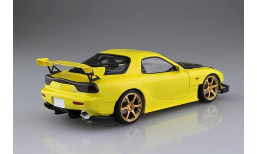 Aoshima TAKAHASHI KEISUKE FD3S RX7 PROJECT D VER. A005620 Rear-Right