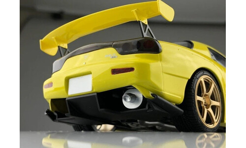 Aoshima TAKAHASHI KEISUKE FD3S RX7 PROJECT D VER. A005620 Rear-Right-Quarter