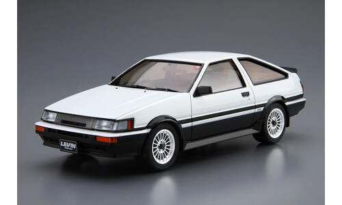 Aoshima Toyota AE86 Corolla Levin GTAPEX 85 A006192 Front-Side