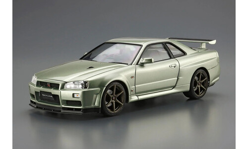 Aoshima Nissan BNR34 Skyline GTR Vspec II NUR. 02 A006275 Left-Front