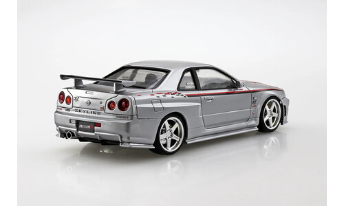 Aoshima Nissan BNR34 Skyline GT-R NISMO S-Tune '04 A006607 Right-Rear