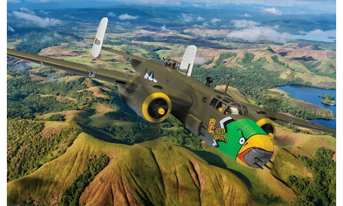 Corgi North American B-25D Mitchell, 'Red Wrath' AA35315 Detail