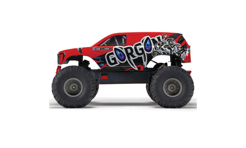 Arrma GORGON 4X2 MEGA 550 Brushed Monster Truck RTR Red Edition ARA3230ST2 Side