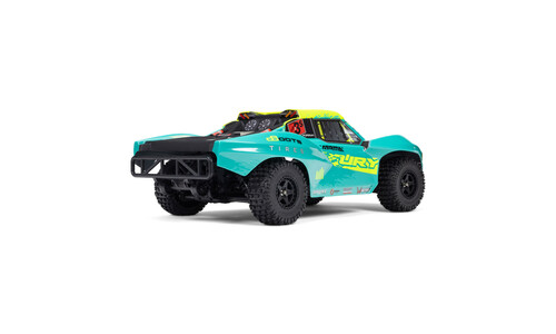 Arrma FURY 223S DSC 2WD RTR BLX Short Course Truck, Green ARA3521T2 Right-Rear