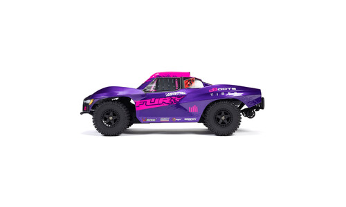 Arrma Fury 223S BLX 2WD Short Course Truck, Purple ARA3521T3 Side