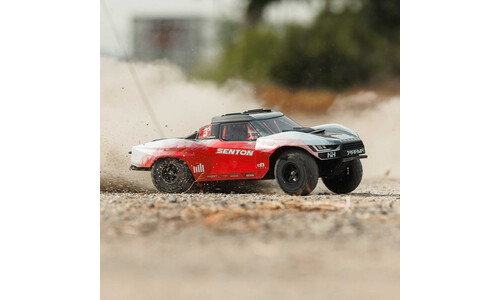 Arrma Senton 223S Brushless 4WD Short Course Truck, Red ARA4303V4T2 Action