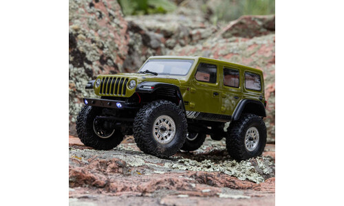 AXI00002V3T4 SCX24 Jeep Wrangler JLU Green