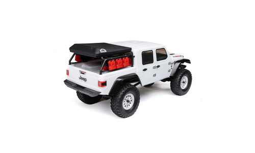 AXI00005V2T4 SCX24 Jeep Gladiator White Rear