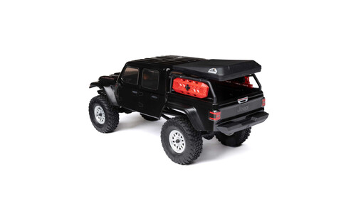 AXI00005V2T5 SCX24 Jeep Gladiator Black Rear Quarter