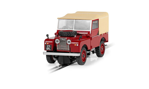 Scalextric Land Rover Series 1 - Poppy Red C4493 Front