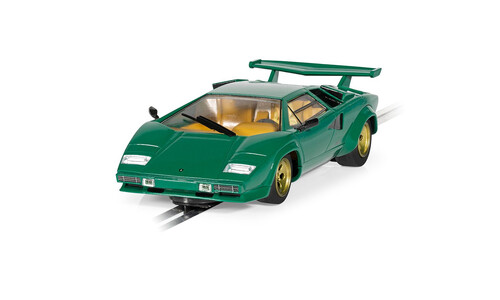 Scalextric Lamborghini Countach - Green C4500 Front