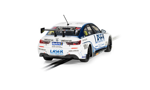 Scalextric BMW 330e NGTC - Laser Tools - Jake Hill 2023 C4526 Back