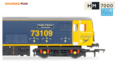 Hornby RailRoad Plus GB Railfreight, Class 73, Bo-Bo, 73109 'Battle of Britain' - Era 10