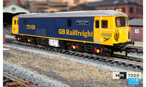 Hornby RailRoad Plus GB Railfreight, Class 73, Bo-Bo, 73109 'Battle of Britain' - Era 10 R30176TXS Action