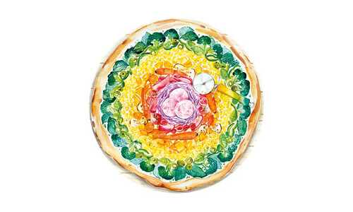 Ravensburger Circle of Colors-Pizza 500p RB17347-1 made