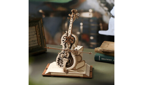 Robotime Magic Cello Mechanical Music Box AMK63