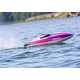 Traxxas Disruptor 4S Electric RC Boat Pink Edition 106064-4 Action