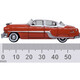 Oxford Coral Red/Winter White Pontiac Chieftan 4 Door 1954 87PC54004 Side