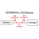 Spektrum Adapter: IC3 Battery / IC2 Device SPMXCA320 Diagram